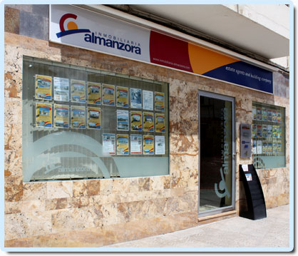 The Inmobiliaria Almanzora office in Albox, Spain